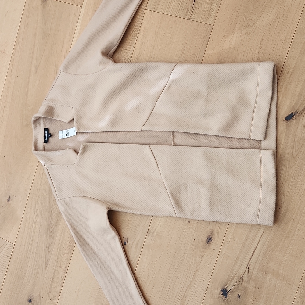Express Beige Blazer Coat Size XS Color Beige